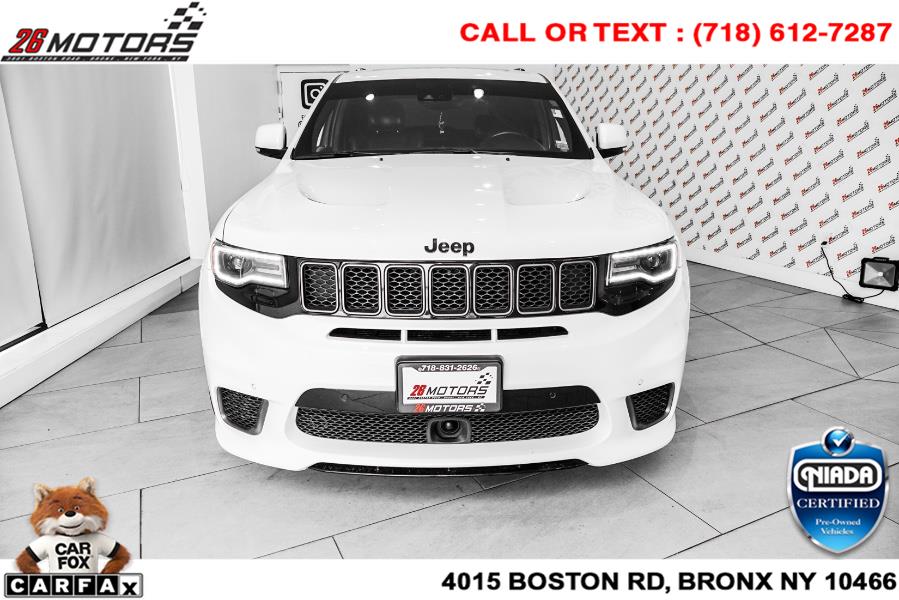 Used Jeep Grand Cherokee Trackhawk 4x4 *Ltd Avail* 2018 | 26 Motors Corp. Bronx, New York Used Jeep Grand Cherokee Trackhawk 4x4 *Ltd Avail* 2018 | 26 Motors Corp. Bronx, New York
