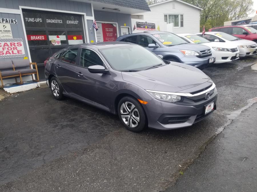 2016 Honda Civic Sedan 4dr CVT LX, available for sale in Milford, Connecticut | Adonai Auto Sales LLC. Milford, Connecticut