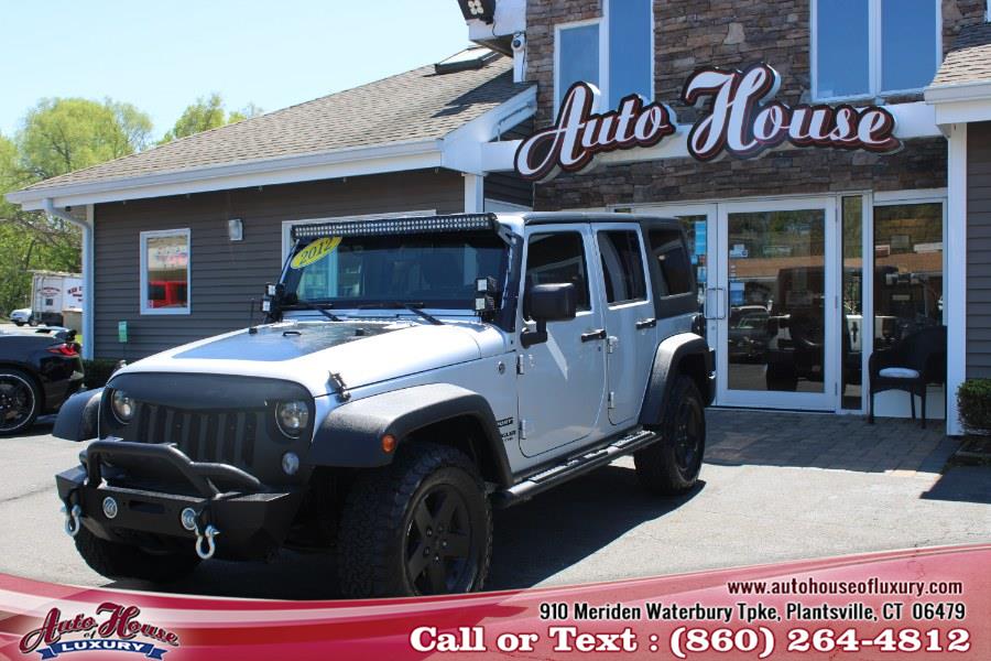 2012 Jeep Wrangler Unlimited 4WD 4dr Sport, available for sale in Plantsville, Connecticut | Auto House of Luxury. Plantsville, Connecticut