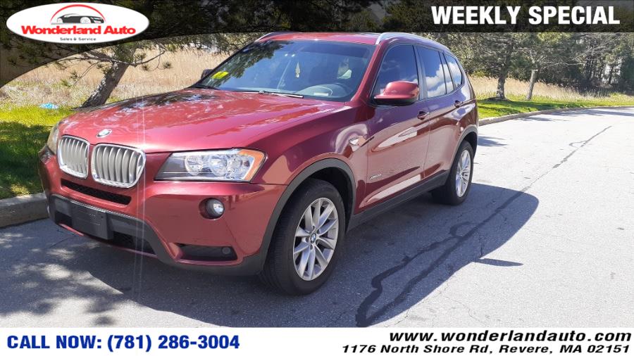2013 BMW X3 AWD 4dr xDrive28i, available for sale in Revere, Massachusetts | Wonderland Auto. Revere, Massachusetts 2013 BMW X3 AWD 4dr xDrive28i, available for sale in Revere, Massachusetts | Wonderland Auto. Revere, Massachusetts
