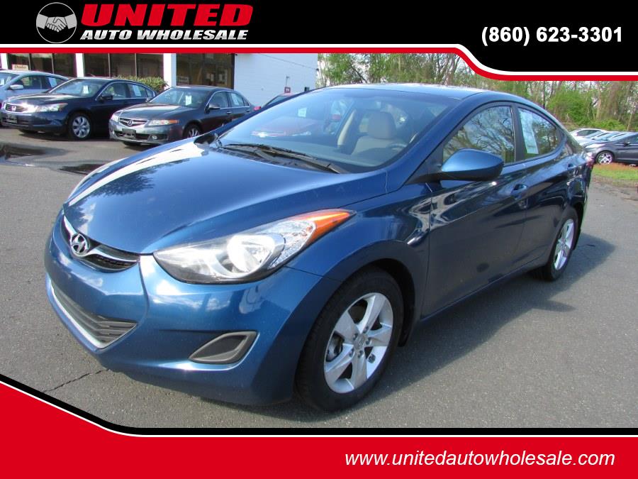 2013 Hyundai Elantra 4dr Sdn Auto GLS PZEV, available for sale in East Windsor, Connecticut | United Auto Sales of E Windsor, Inc. East Windsor, Connecticut