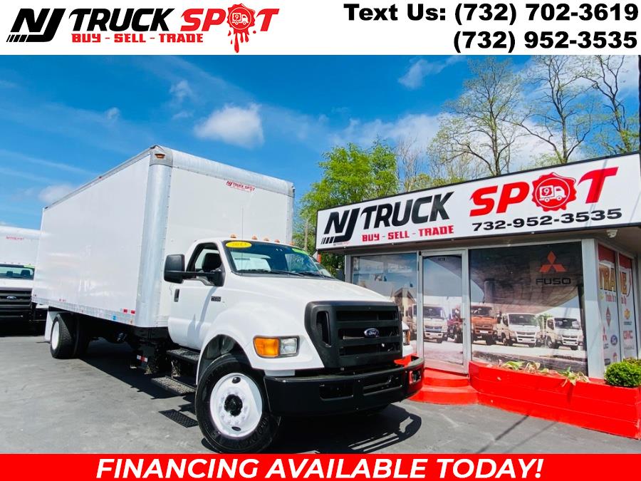 2013 Ford Super Duty F-750 Straight Frame 26 FEET DRY BOX + RAMP + NO CDL, available for sale in South Amboy, New Jersey | NJ Truck Spot. South Amboy, New Jersey