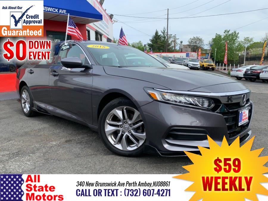 2018 Honda Accord Sedan LX 1.5T CVT, available for sale in Perth Amboy, New Jersey | All State Motor Inc. Perth Amboy, New Jersey 2018 Honda Accord Sedan LX 1.5T CVT, available for sale in Perth Amboy, New Jersey | All State Motor Inc. Perth Amboy, New Jersey