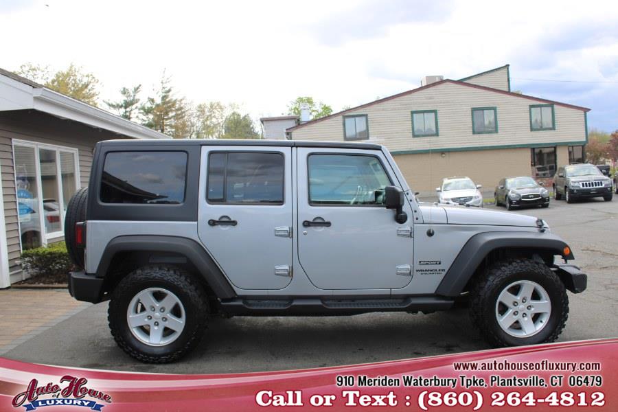 2016 Jeep Wrangler Unlimited 4WD 4dr Sport, available for sale in Plantsville, Connecticut | Auto House of Luxury. Plantsville, Connecticut 2016 Jeep Wrangler Unlimited 4WD 4dr Sport, available for sale in Plantsville, Connecticut | Auto House of Luxury. Plantsville, Connecticut