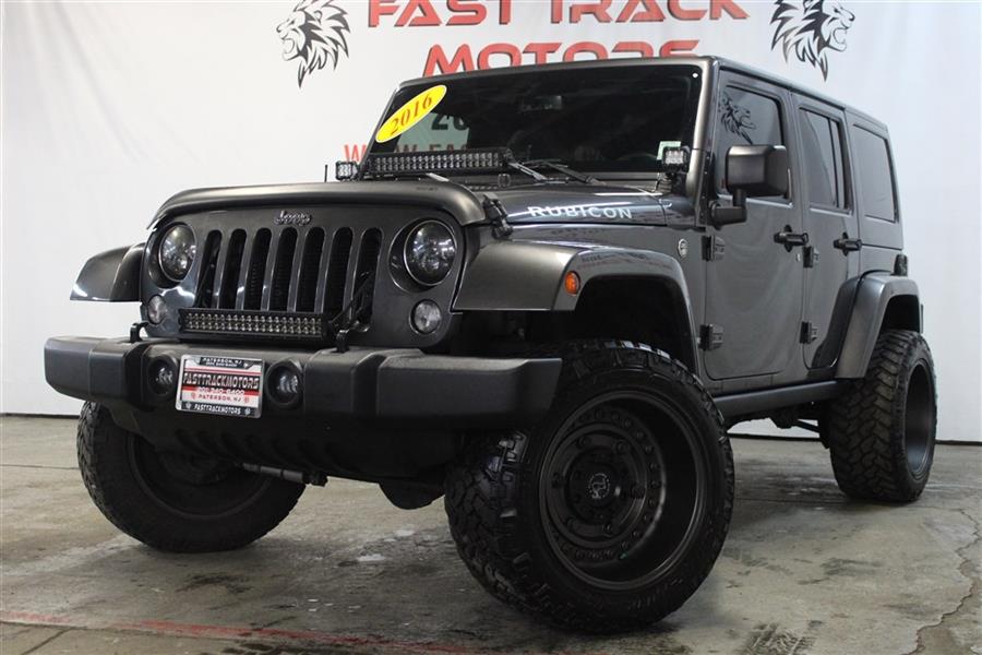 2016 Jeep Wrangler Unlimited RUBICON, available for sale in Paterson, New Jersey | Fast Track Motors. Paterson, New Jersey