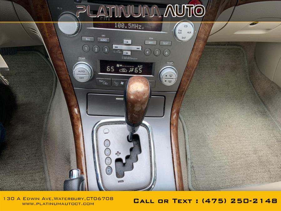 2008 Subaru Legacy (Natl) 4dr H4 Auto Ltd w/VDC, available for sale in Waterbury, Connecticut | Platinum Auto Care. Waterbury, Connecticut 2008 Subaru Legacy (Natl) 4dr H4 Auto Ltd w/VDC, available for sale in Waterbury, Connecticut | Platinum Auto Care. Waterbury, Connecticut