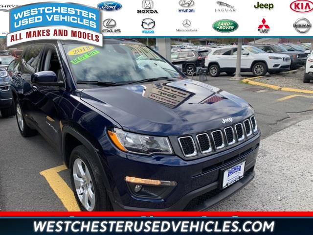 Blue 18 Jeep Compass Automatic Transmission Gasoline Fuel White Plains Ny Westchester Used Vehicles