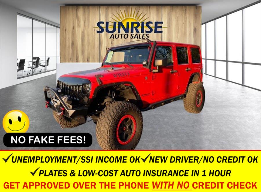 2015 Jeep Wrangler Unlimited 4WD 4dr Willys Wheeler, available for sale in Rosedale, New York | Sunrise Auto Sales. Rosedale, New York