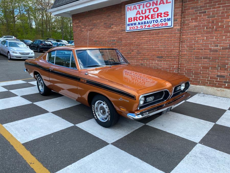 1969 Plymouth Barracuda 383, available for sale in Waterbury, Connecticut | National Auto Brokers, Inc.. Waterbury, Connecticut