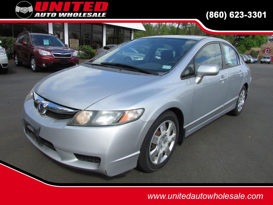 2009 Honda Civic Sdn 4dr Auto LX, available for sale in East Windsor, Connecticut | United Auto Sales of E Windsor, Inc. East Windsor, Connecticut