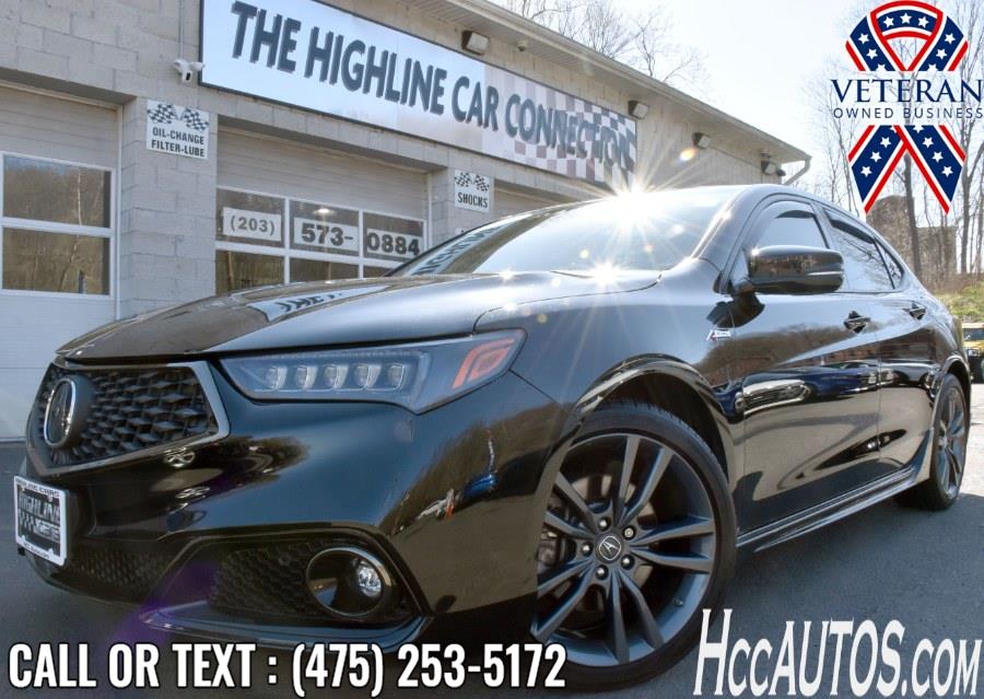 2019 Acura TLX 3.5L FWD w/A-Spec Pkg Red Leather, available for sale in Waterbury, Connecticut | Highline Car Connection. Waterbury, Connecticut
