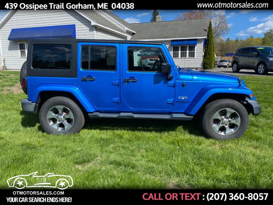 Blue Four Wheel Drive 16 Jeep Gorham Me Ossipee Trail Motor Sales