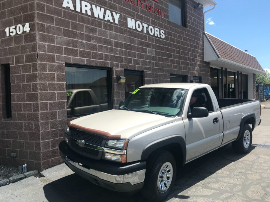2005 Chevrolet Silverado 1500 Reg Cab 133.0" WB 4WD Work Truck, available for sale in Bridgeport, Connecticut | Airway Motors. Bridgeport, Connecticut