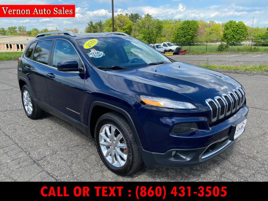 2014 Jeep Cherokee 4WD 4dr Limited, available for sale in Manchester, Connecticut | Vernon Auto Sale & Service. Manchester, Connecticut 2014 Jeep Cherokee 4WD 4dr Limited, available for sale in Manchester, Connecticut | Vernon Auto Sale & Service. Manchester, Connecticut