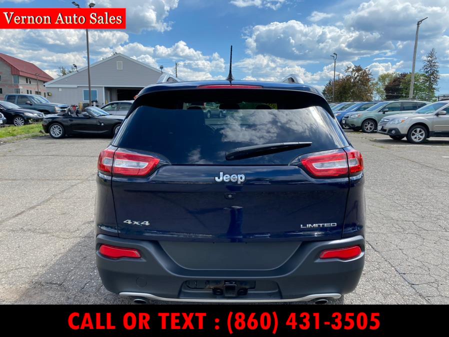 2014 Jeep Cherokee 4WD 4dr Limited, available for sale in Manchester, Connecticut | Vernon Auto Sale & Service. Manchester, Connecticut 2014 Jeep Cherokee 4WD 4dr Limited, available for sale in Manchester, Connecticut | Vernon Auto Sale & Service. Manchester, Connecticut