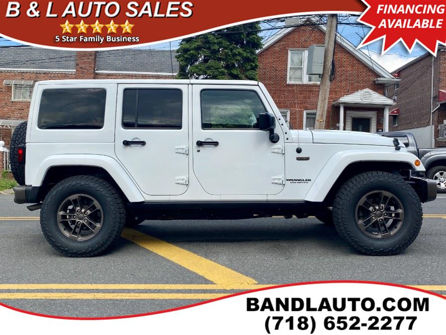 2017 Jeep Wrangler Unlimited 75th Anniversary Edition 4x4, available for sale in Bronx, New York | B & L Auto Sales LLC. Bronx, New York 2017 Jeep Wrangler Unlimited 75th Anniversary Edition 4x4, available for sale in Bronx, New York | B & L Auto Sales LLC. Bronx, New York