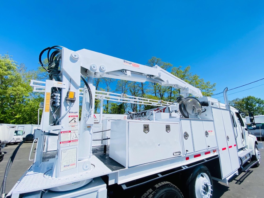 2009 Freightliner M2 CREW CAB SERVICE TRUCK + STELLAR 6000MH CRANE, available for sale in South Amboy, New Jersey | NJ Truck Spot. South Amboy, New Jersey 2009 Freightliner M2 CREW CAB SERVICE TRUCK + STELLAR 6000MH CRANE, available for sale in South Amboy, New Jersey | NJ Truck Spot. South Amboy, New Jersey