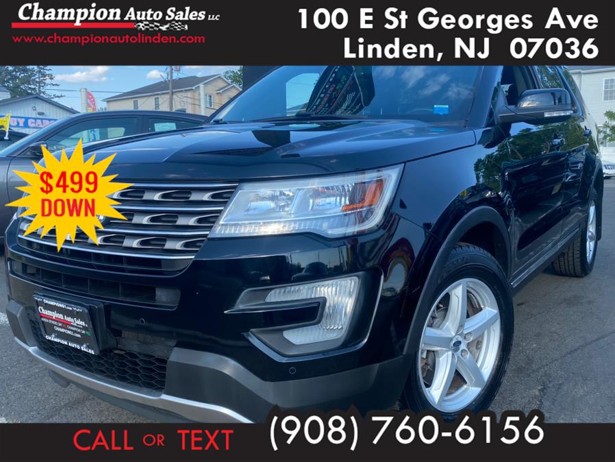 2016 Ford Explorer 4WD 4dr XLT, available for sale in Linden, New Jersey | Champion Auto Sales. Linden, New Jersey