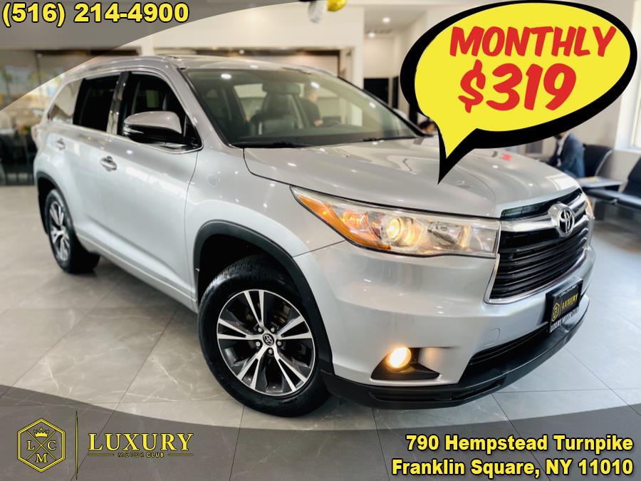 2016 Toyota Highlander AWD 4dr V6 XLE (Natl), available for sale in Franklin Square, New York | Luxury Motor Club. Franklin Square, New York