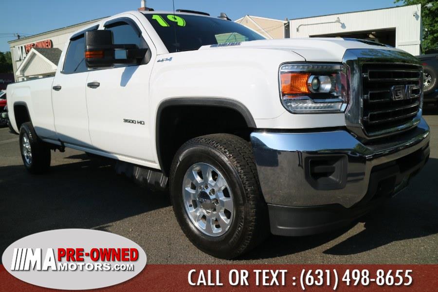 2019 GMC Sierra 3500HD 4WD Crew Cab diesel 167.7"long bed, available for sale in Huntington Station, New York | M & A Motors. Huntington Station, New York 2019 GMC Sierra 3500HD 4WD Crew Cab diesel 167.7"long bed, available for sale in Huntington Station, New York | M & A Motors. Huntington Station, New York