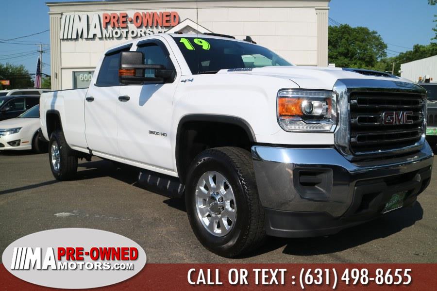 2019 GMC Sierra 3500HD 4WD Crew Cab diesel 167.7"long bed, available for sale in Huntington Station, New York | M & A Motors. Huntington Station, New York 2019 GMC Sierra 3500HD 4WD Crew Cab diesel 167.7"long bed, available for sale in Huntington Station, New York | M & A Motors. Huntington Station, New York