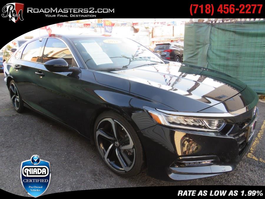 2018 Honda Accord Sedan Sport CVT, available for sale in Middle Village, New York | Road Masters II INC. Middle Village, New York