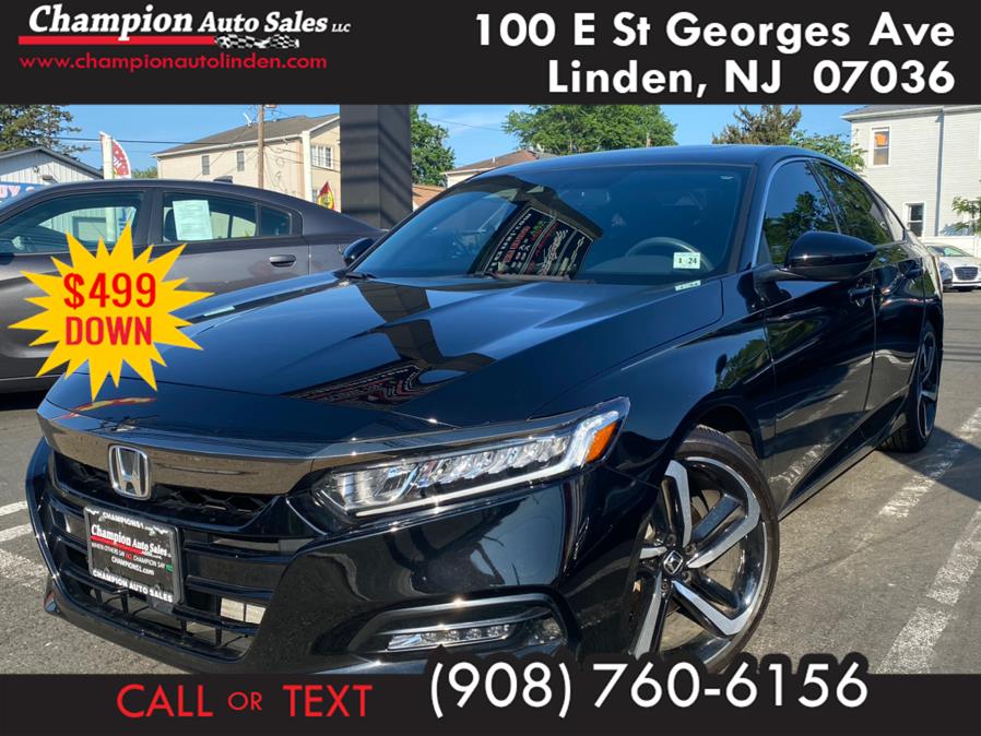 2018 Honda Accord Sedan Sport 2.0T Auto, available for sale in Linden, New Jersey | Champion Auto Sales. Linden, New Jersey