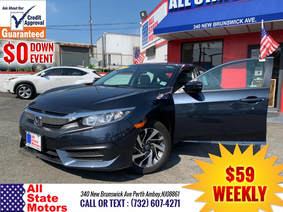 2018 Honda Civic Sedan EX CVT, available for sale in Perth Amboy, New Jersey | All State Motor Inc. Perth Amboy, New Jersey 2018 Honda Civic Sedan EX CVT, available for sale in Perth Amboy, New Jersey | All State Motor Inc. Perth Amboy, New Jersey