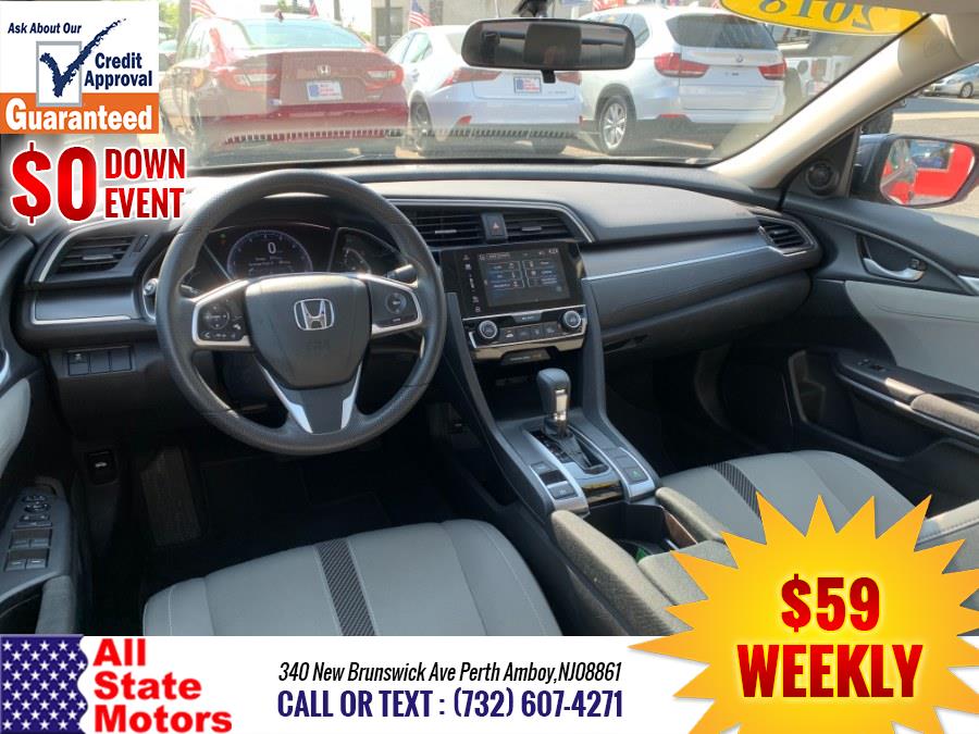 2018 Honda Civic Sedan EX CVT, available for sale in Perth Amboy, New Jersey | All State Motor Inc. Perth Amboy, New Jersey 2018 Honda Civic Sedan EX CVT, available for sale in Perth Amboy, New Jersey | All State Motor Inc. Perth Amboy, New Jersey