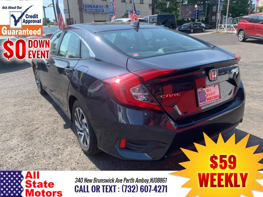 2018 Honda Civic Sedan EX CVT, available for sale in Perth Amboy, New Jersey | All State Motor Inc. Perth Amboy, New Jersey 2018 Honda Civic Sedan EX CVT, available for sale in Perth Amboy, New Jersey | All State Motor Inc. Perth Amboy, New Jersey