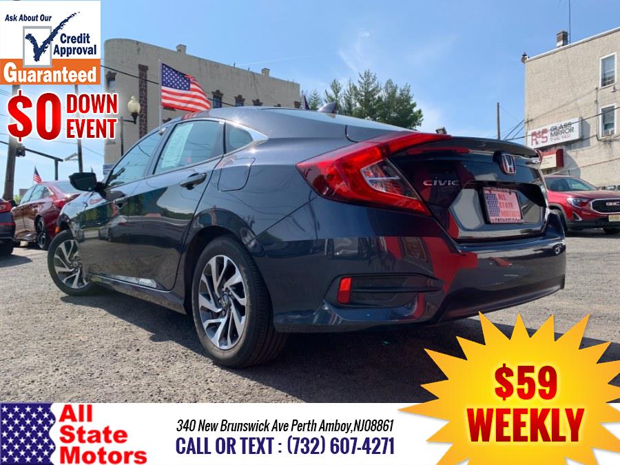 2018 Honda Civic Sedan EX CVT, available for sale in Perth Amboy, New Jersey | All State Motor Inc. Perth Amboy, New Jersey 2018 Honda Civic Sedan EX CVT, available for sale in Perth Amboy, New Jersey | All State Motor Inc. Perth Amboy, New Jersey