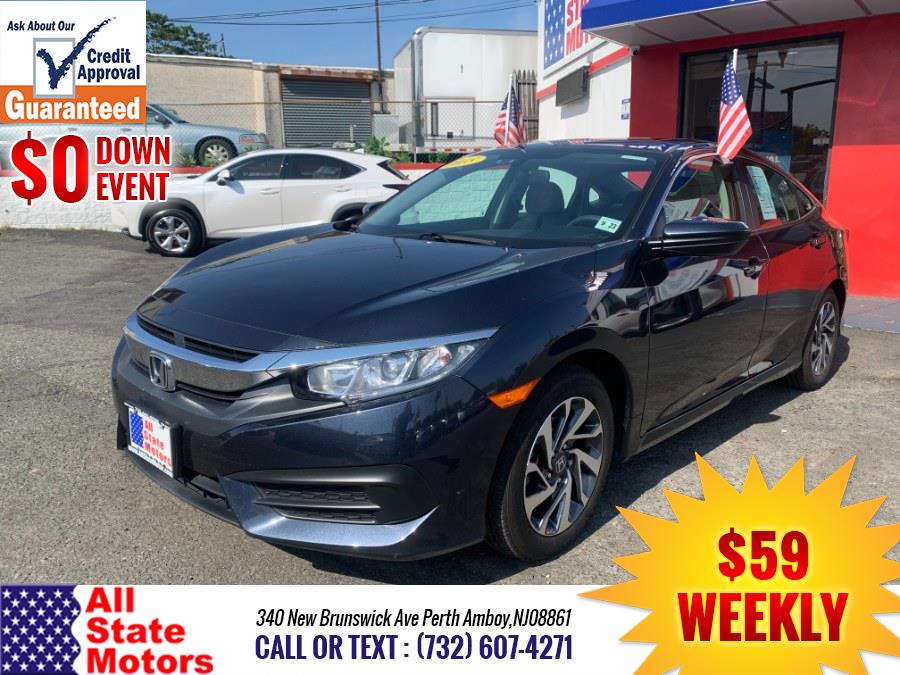 2018 Honda Civic Sedan EX CVT, available for sale in Perth Amboy, New Jersey | All State Motor Inc. Perth Amboy, New Jersey 2018 Honda Civic Sedan EX CVT, available for sale in Perth Amboy, New Jersey | All State Motor Inc. Perth Amboy, New Jersey