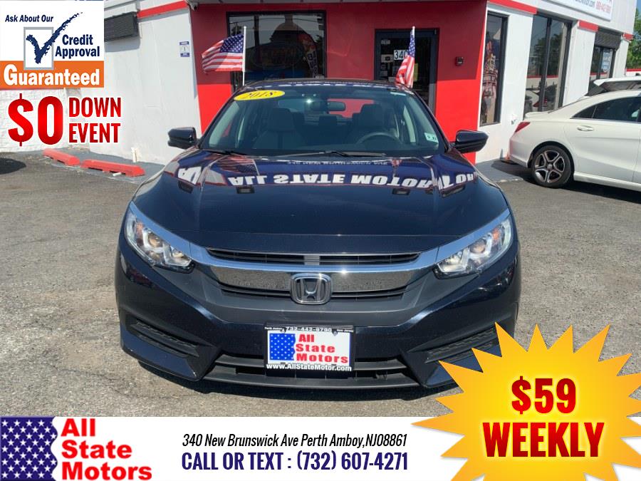 2018 Honda Civic Sedan EX CVT, available for sale in Perth Amboy, New Jersey | All State Motor Inc. Perth Amboy, New Jersey 2018 Honda Civic Sedan EX CVT, available for sale in Perth Amboy, New Jersey | All State Motor Inc. Perth Amboy, New Jersey