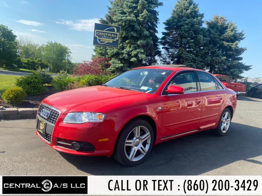 2008 Audi A4 4dr Sdn Man SE 2.0T FrontTrak, available for sale in East Windsor, Connecticut | Central A/S LLC. East Windsor, Connecticut 2008 Audi A4 4dr Sdn Man SE 2.0T FrontTrak, available for sale in East Windsor, Connecticut | Central A/S LLC. East Windsor, Connecticut