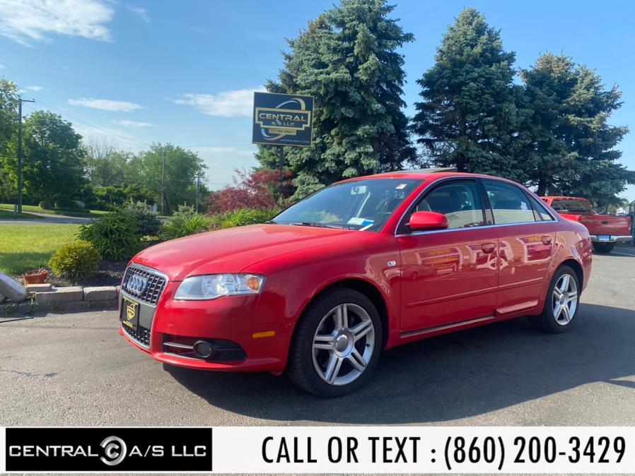 2008 Audi A4 4dr Sdn Man SE 2.0T FrontTrak, available for sale in East Windsor, Connecticut | Central A/S LLC. East Windsor, Connecticut 2008 Audi A4 4dr Sdn Man SE 2.0T FrontTrak, available for sale in East Windsor, Connecticut | Central A/S LLC. East Windsor, Connecticut