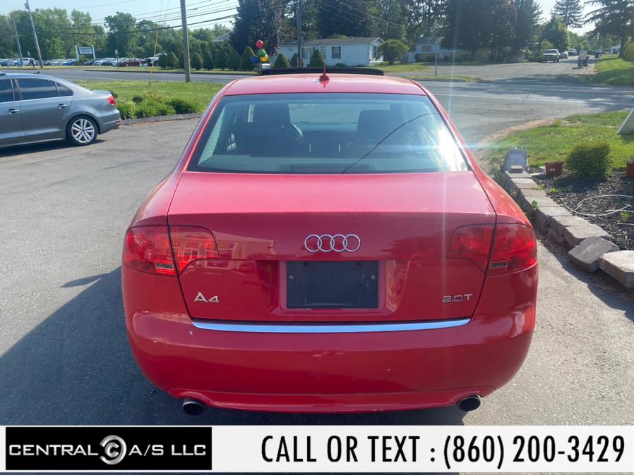 2008 Audi A4 4dr Sdn Man SE 2.0T FrontTrak, available for sale in East Windsor, Connecticut | Central A/S LLC. East Windsor, Connecticut 2008 Audi A4 4dr Sdn Man SE 2.0T FrontTrak, available for sale in East Windsor, Connecticut | Central A/S LLC. East Windsor, Connecticut