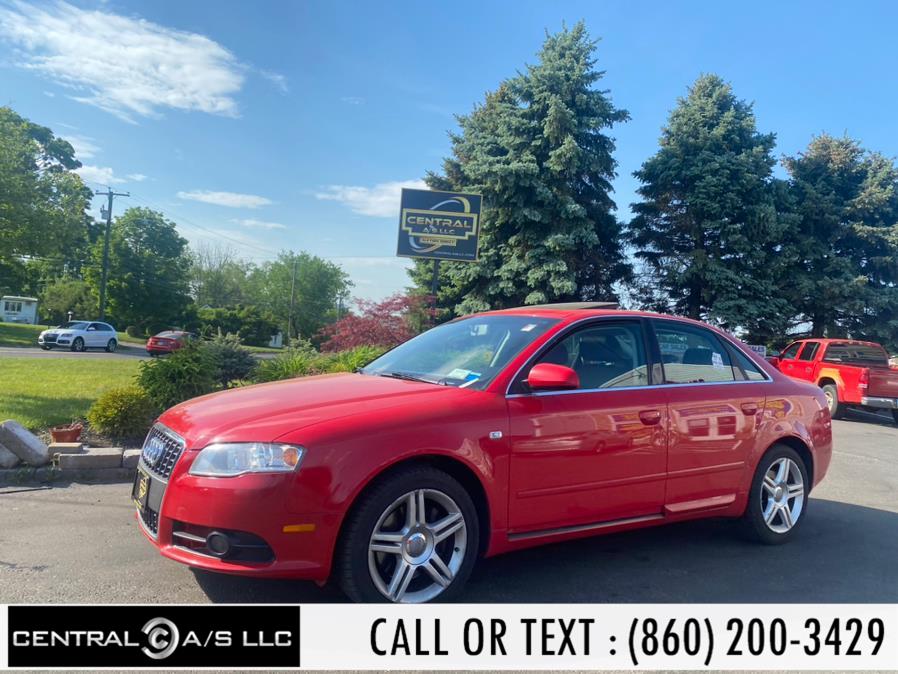 2008 Audi A4 4dr Sdn Man SE 2.0T FrontTrak, available for sale in East Windsor, Connecticut | Central A/S LLC. East Windsor, Connecticut 2008 Audi A4 4dr Sdn Man SE 2.0T FrontTrak, available for sale in East Windsor, Connecticut | Central A/S LLC. East Windsor, Connecticut