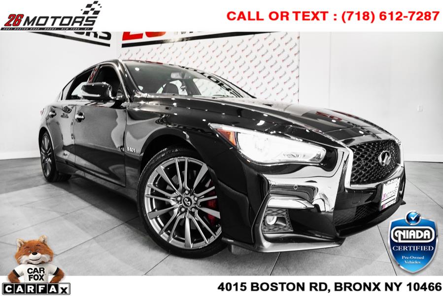 Used INFINITI Q50 RED SPORT 400 AWD 2018 | 26 Motors Corp. Bronx, New York Used INFINITI Q50 RED SPORT 400 AWD 2018 | 26 Motors Corp. Bronx, New York