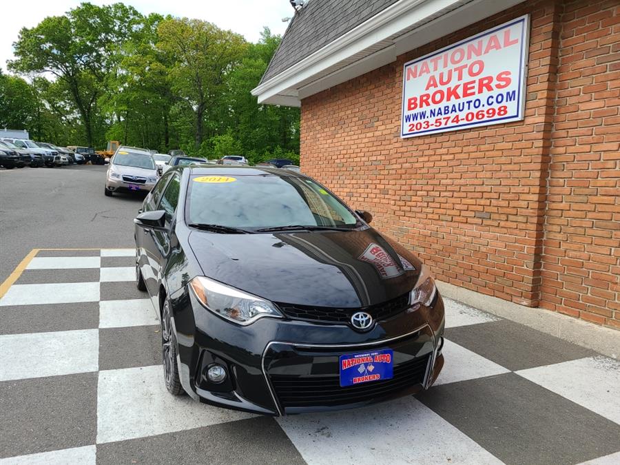 2014 Toyota Corolla 4dr Sdn S, available for sale in Waterbury, Connecticut | National Auto Brokers, Inc.. Waterbury, Connecticut