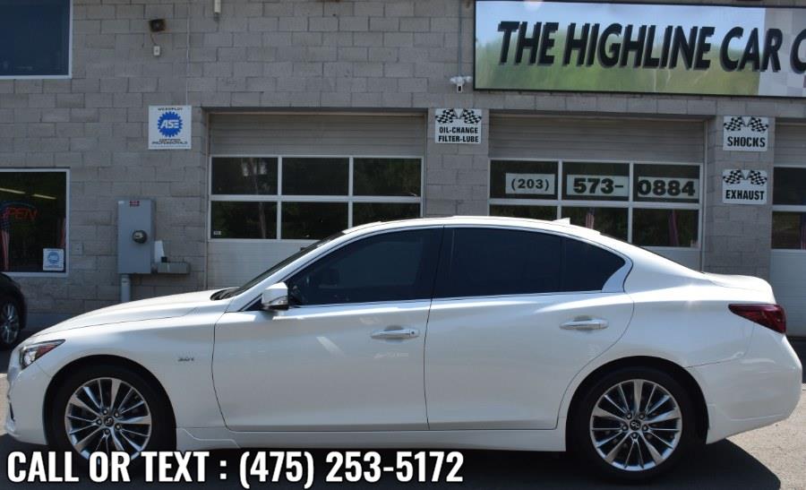 Used INFINITI Q50 3.0t LUXE AWD 2018 | Highline Car Connection. Waterbury, Connecticut Used INFINITI Q50 3.0t LUXE AWD 2018 | Highline Car Connection. Waterbury, Connecticut