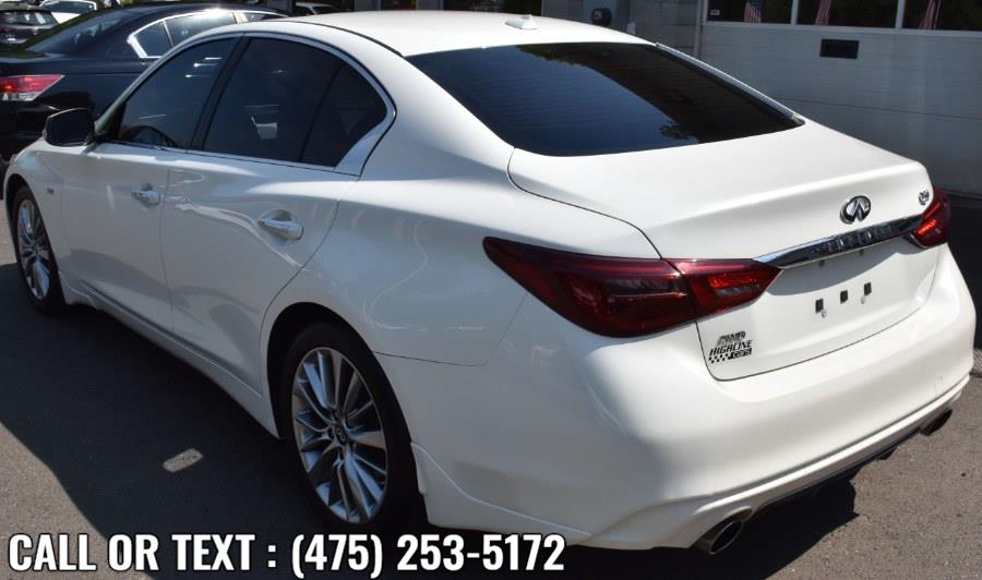 Used INFINITI Q50 3.0t LUXE AWD 2018 | Highline Car Connection. Waterbury, Connecticut Used INFINITI Q50 3.0t LUXE AWD 2018 | Highline Car Connection. Waterbury, Connecticut