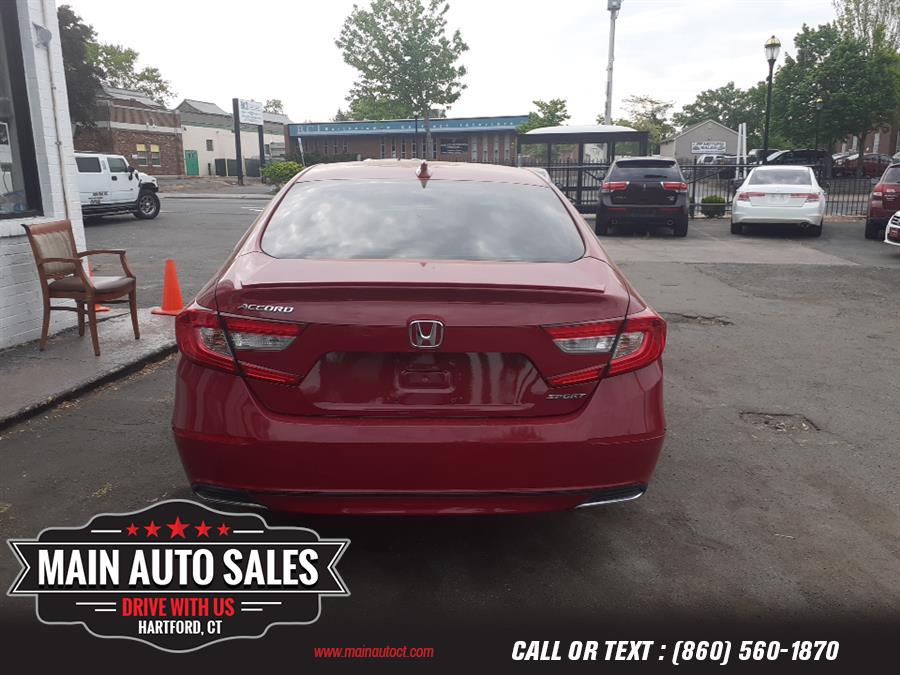 Used Honda Accord Sedan Sport 1.5T CVT 2018 | Main Auto Sales LLC. Hartford, Connecticut Used Honda Accord Sedan Sport 1.5T CVT 2018 | Main Auto Sales LLC. Hartford, Connecticut
