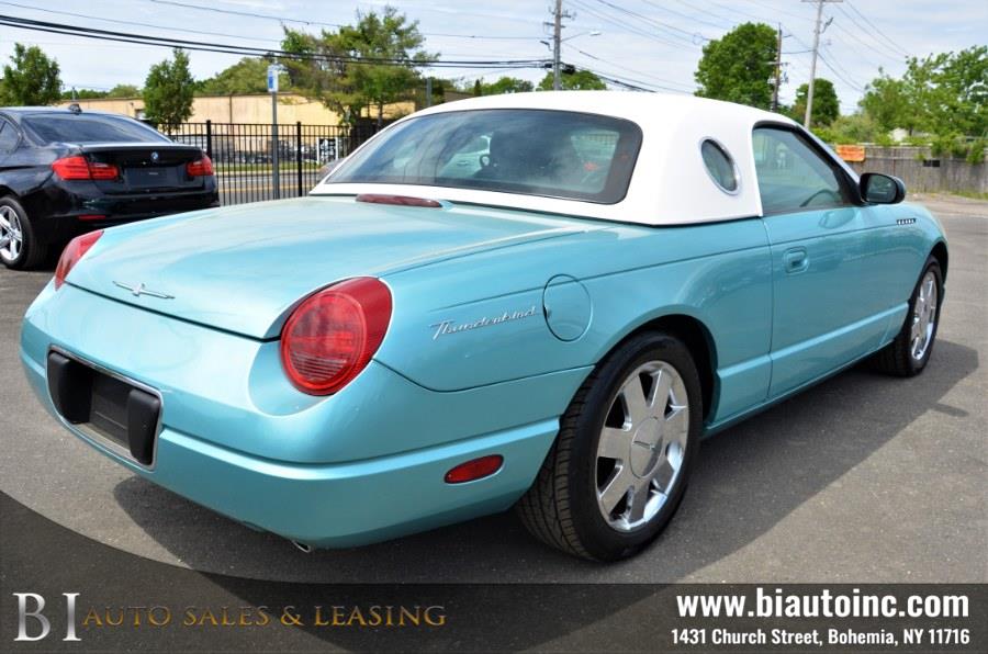 Used Ford Thunderbird 2dr Conv w/Hardtop Deluxe 2002 | B I Auto Sales. Bohemia, New York Used Ford Thunderbird 2dr Conv w/Hardtop Deluxe 2002 | B I Auto Sales. Bohemia, New York