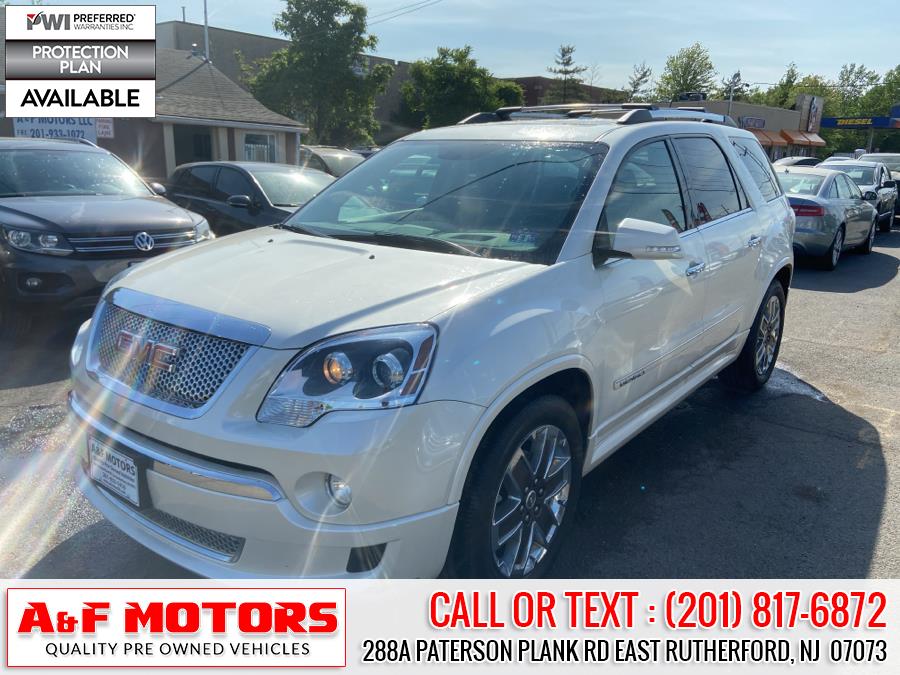 2012 GMC Acadia AWD 4dr Denali, available for sale in East Rutherford, New Jersey | A&F Motors LLC. East Rutherford, New Jersey 2012 GMC Acadia AWD 4dr Denali, available for sale in East Rutherford, New Jersey | A&F Motors LLC. East Rutherford, New Jersey