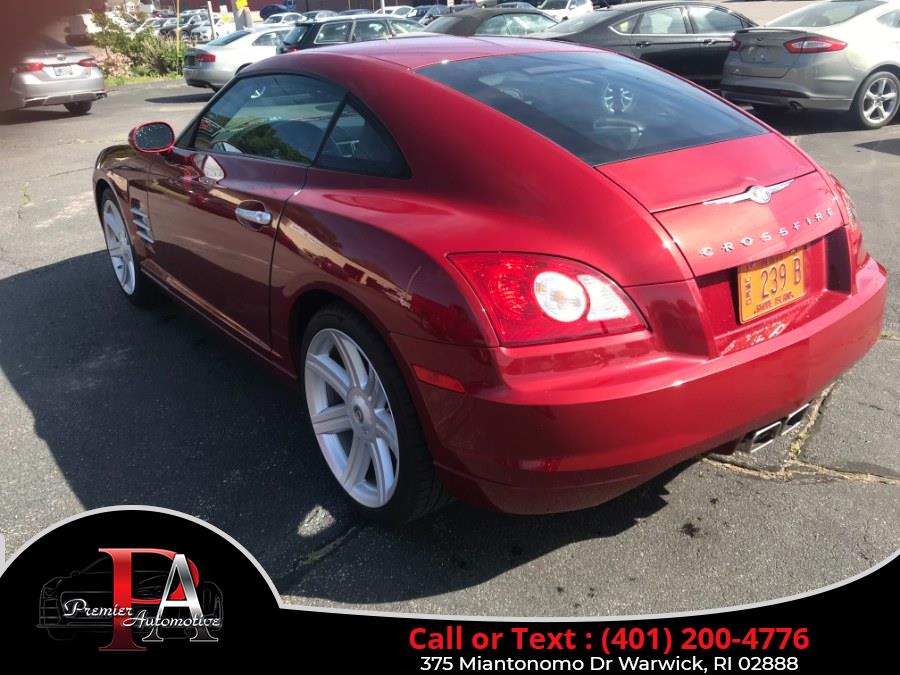 Used Chrysler Crossfire 2dr Cpe Limited 2005 | Premier Automotive Sales. Warwick, Rhode Island Used Chrysler Crossfire 2dr Cpe Limited 2005 | Premier Automotive Sales. Warwick, Rhode Island