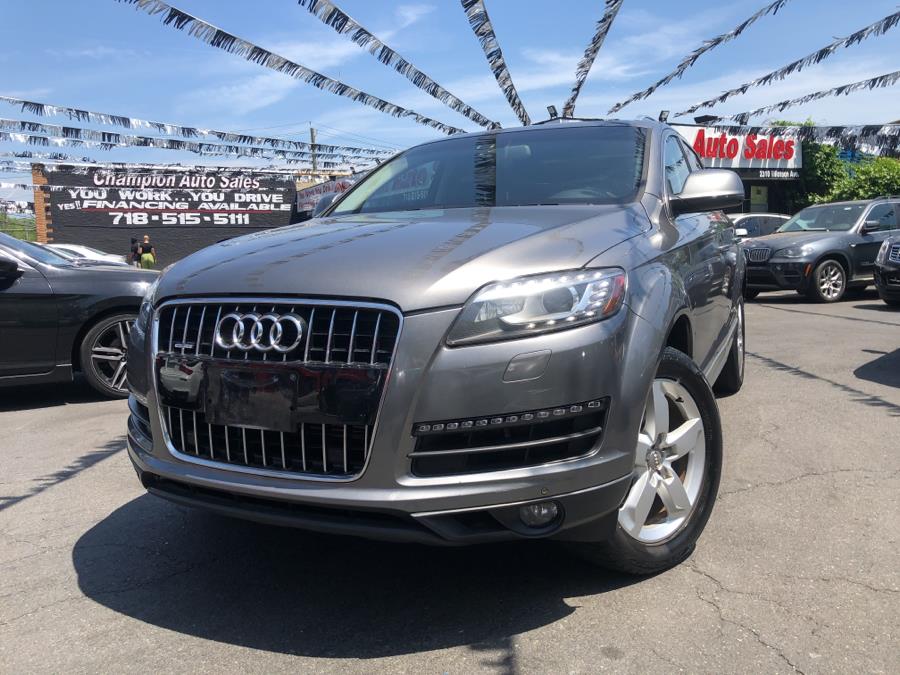 2013 Audi Q7 quattro 4dr 3.0T Premium Plus, available for sale in Bronx, New York | Champion Auto Sales. Bronx, New York 2013 Audi Q7 quattro 4dr 3.0T Premium Plus, available for sale in Bronx, New York | Champion Auto Sales. Bronx, New York