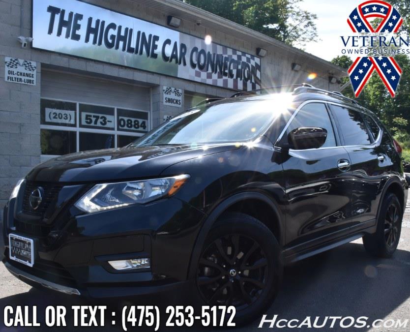 2018 Nissan Rogue AWD SV MIDNIGHT, available for sale in Waterbury, Connecticut | Highline Car Connection. Waterbury, Connecticut