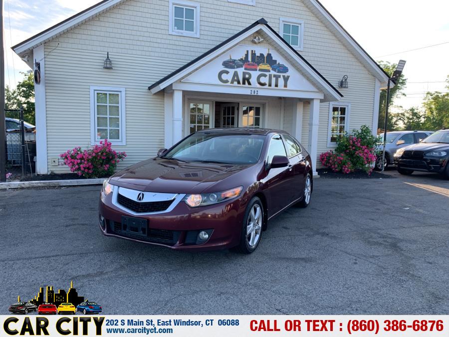 2010 Acura TSX 4dr Sdn I4 Auto Tech Pkg, available for sale in East Windsor, Connecticut | Car City LLC. East Windsor, Connecticut