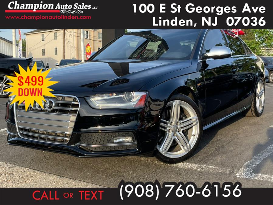 2015 Audi S4 4dr Sdn S Tronic Premium Plus, available for sale in Linden, New Jersey | Champion Auto Sales. Linden, New Jersey