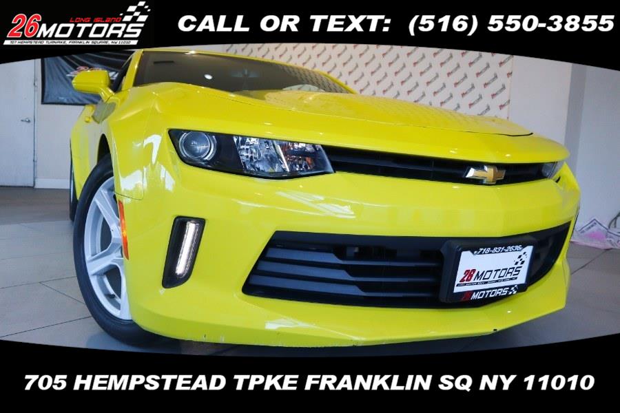 Used Chevrolet Camaro 2dr Cpe LT w/1LT 2017 | Hempstead Auto Outlet Inc. DBA 26 Motors Long Isla. Franklin Sq, New York Used Chevrolet Camaro 2dr Cpe LT w/1LT 2017 | Hempstead Auto Outlet Inc. DBA 26 Motors Long Isla. Franklin Sq, New York